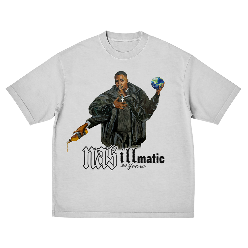 NAS * Illmatic 30th Anniversary T-shirts 30 Years Of Illmatic Cement T-Shirt - Nas | Official Store