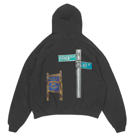 30 Years Of Illmatic Off-Black Hoodie Back
