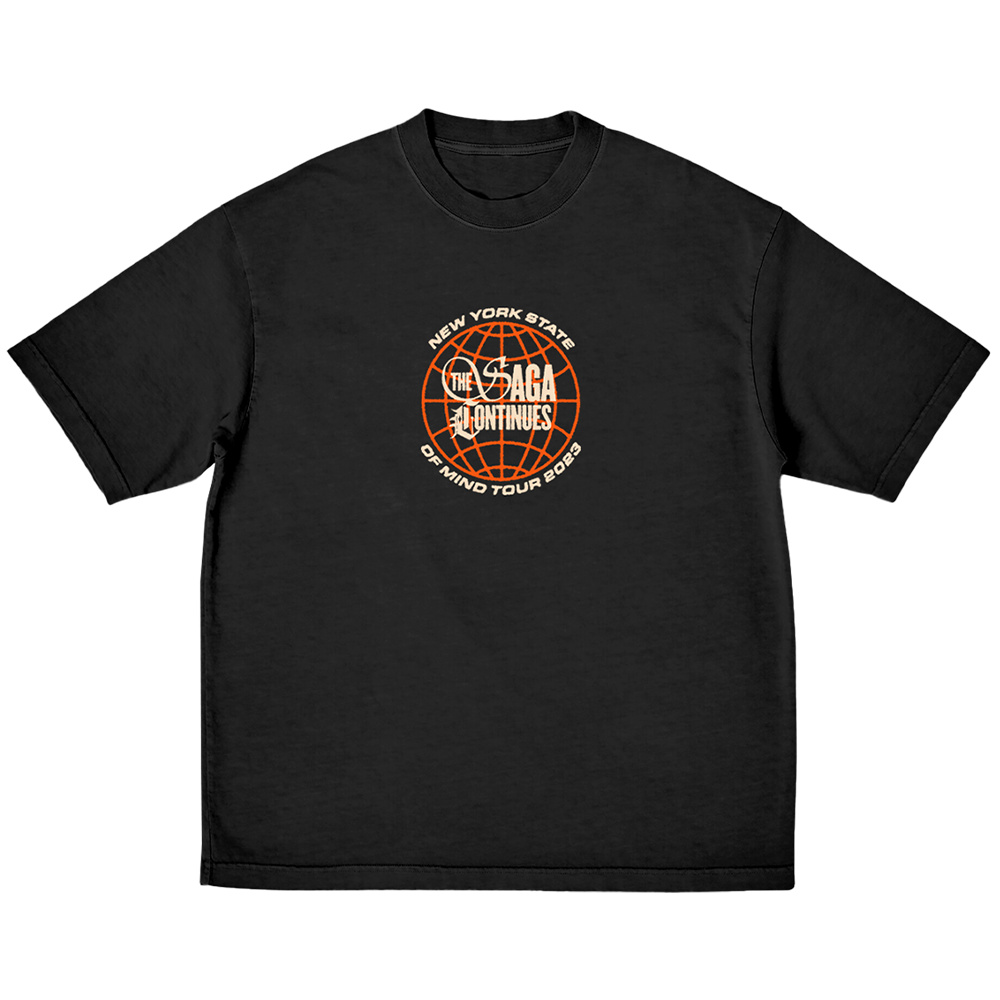 The Saga Continues Tour 23 Black T Shirt Nas Official Store