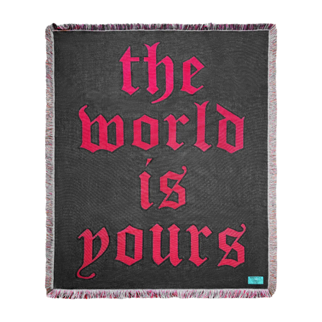 OBJECTS ARE BY X NAS The World Is Yours Blanket - Nas | Official Store
