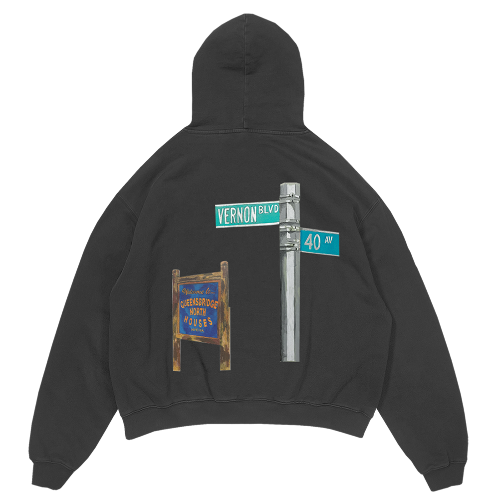 30 Years Of Illmatic Off-Black Hoodie - Nas | Official Store 30 Years Of Illmatic Off-Black Hoodie - Nas | Official Store
