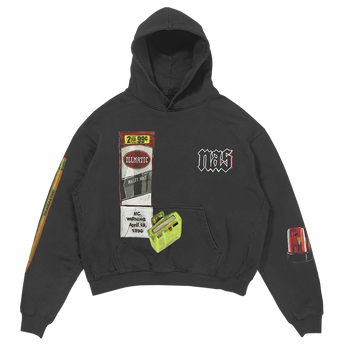 30 Years Of Illmatic Off-Black Hoodie Front