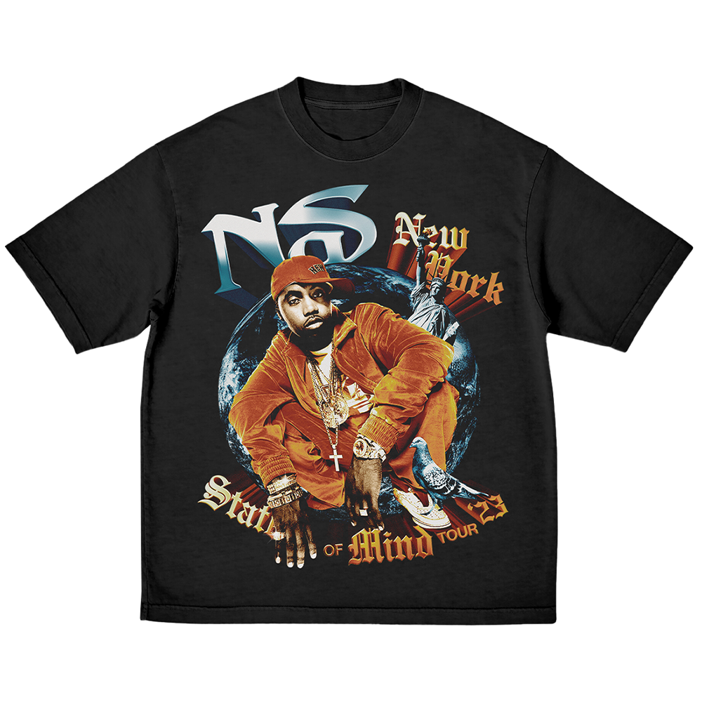 NYSOM Tour '23 Black T-Shirt Front