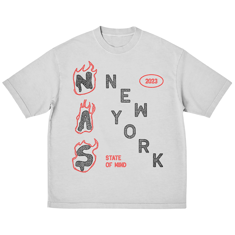 NYSOM Tour '23 Cement T-Shirt Front