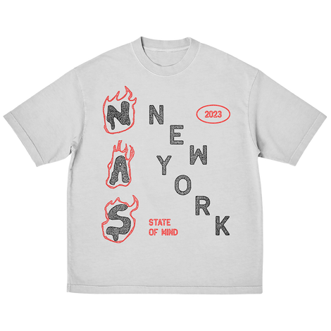 NYSOM Tour '23 Cement T-Shirt Front