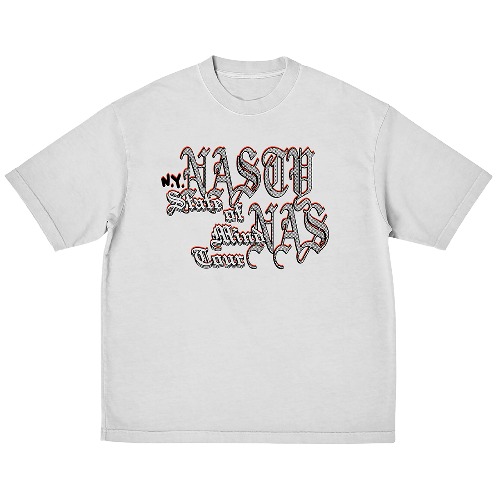 NYSOM Tour '23 Off-White T-Shirt – Nas | Official Store