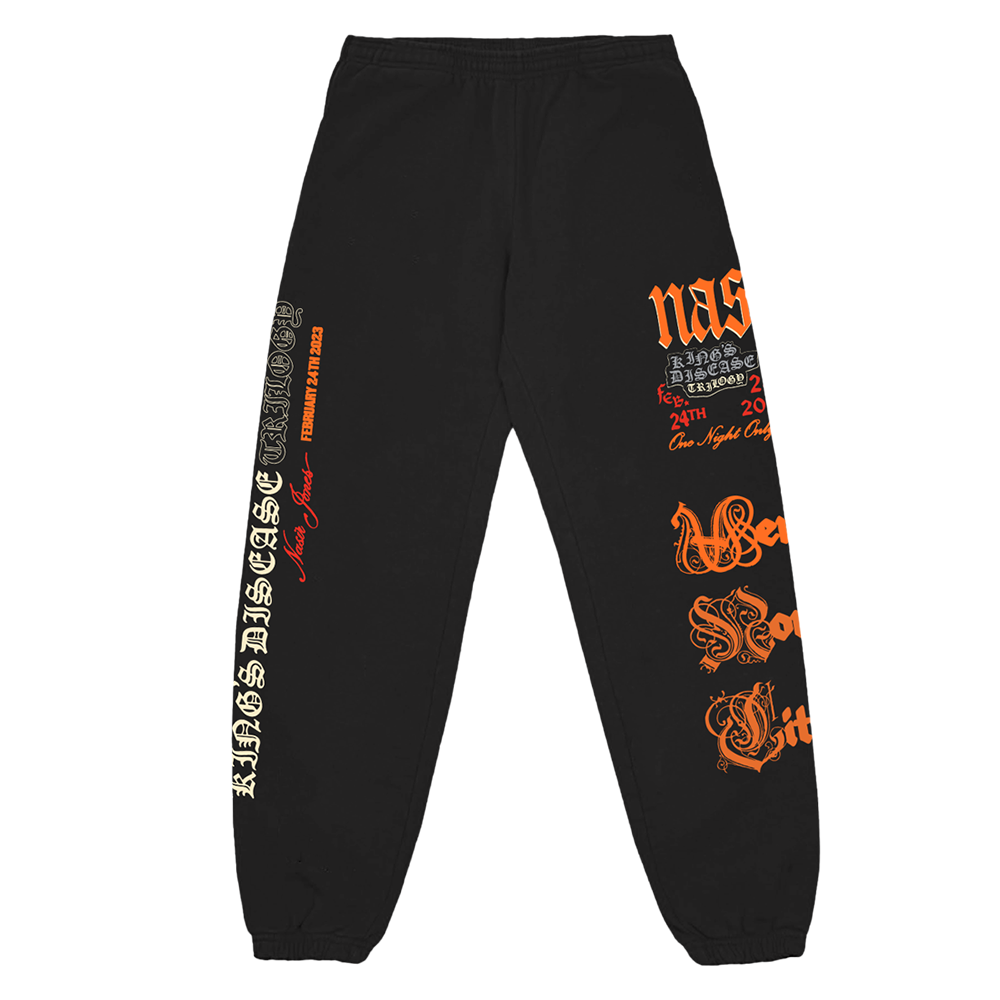 NAS ONE-NIGHT-ONLY SWEATPANTS I – Nas Store | Official